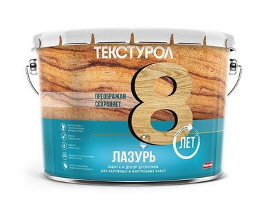 фото Деревозащитное средство Текстурол Лазурь, Орегон 1л ЛАКРА