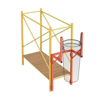 Фото №0 Мусоросброс Промышленник кронштейн к лесам и фасадам