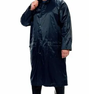 фото Плащ влагозащитный нейлоновый с ПВХ синий