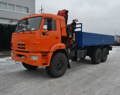 фото Бортовой КАМАЗ 43118-46 с КМУ Fassi F155.A.0.22
в