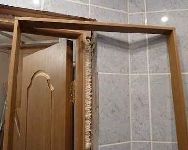 фото Установка доборов на двери