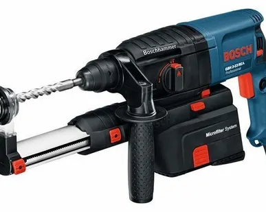 фото Перфоратор BOSCH GBH 2-23REА; кейс; пылесос