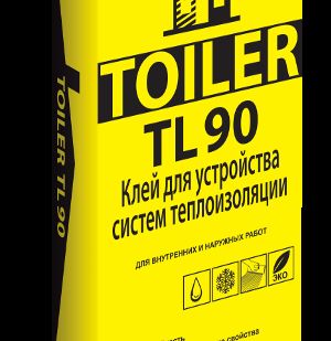 фото Клей для укладки плит из пенополистирола TOILER TL 90