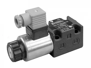 Фото №0 QDE3-14/11N-D24K1 - Регулятор расхода прямого действия с электронным пропорциональным управлением, 250бар, 14л/мин. 3х канальный, =24В