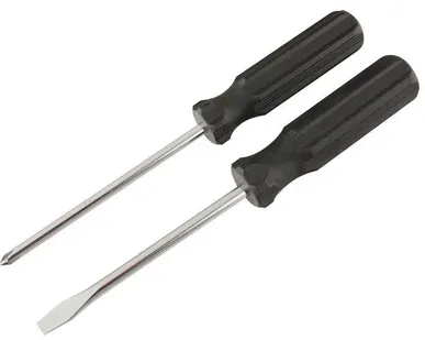 фото Отвертка PH0*75мм, углеродистая сталь, черная пластиковая рукоятка //SPAR