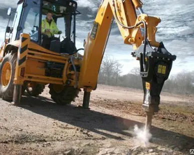 фото Аренда гидромолота на базе JCB