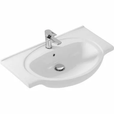 Фото №0 Дисма Раковина встраив.: ERICA ERI70 1 отв., белый