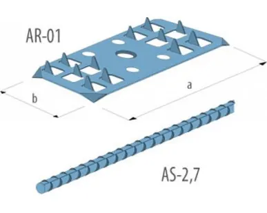 фото Крепеж арматуры AR-01, 72x30 мм Baut