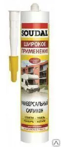 фото Силикон универсальный белый Soudal
