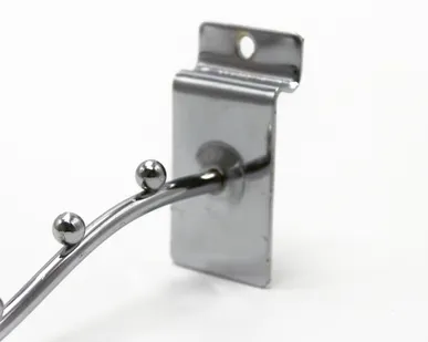 фото Кронштейн изогнутый с 5-ю шариками на экономпанель, d=6мм, длина 150мм, хром