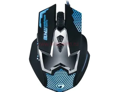 фото Игровая мышь Marvo M418 6кн 7 цв подсветки DPI 800-2400
