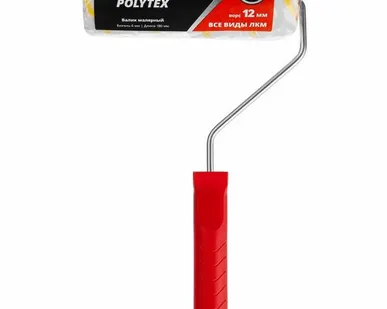 фото Валик сменный 40 х 180 мм, бюгель 6 мм, ворс 12 мм, полиакрил/полиэстер, все виды ЛКМ, MIRAX