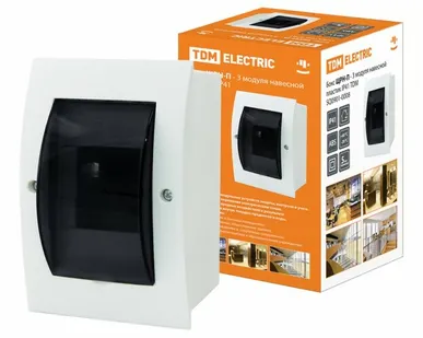 фото Бокс ЩРВ-П-4 TDM встраиваемый пластик 1