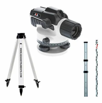 Фото №0 Оптический нивелир ADA RUBER-32 + штатив Light S + рейка Staff3