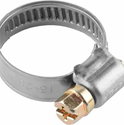 Фото №0 Хомут 8-14 нержавеющий накатная лента 9 мм ЗУБР