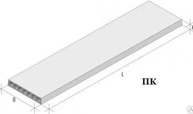 фото Плита перекрытия ПК 63-12-8 (6280x1190x220)