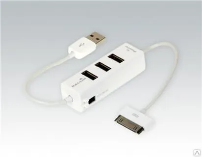 Фото №0 Разветвитель USB-hub 2.0 AXiOM HUB-268 3 port + 1 apple interface