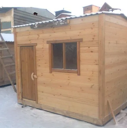 Фото №0 Бытовка деревянная