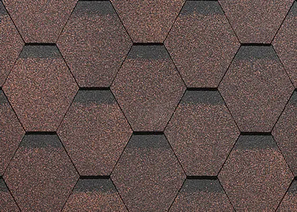 Фото №0 Гибкая черепица Dоcke EUROPA "Карат" Коричневый, цена за м.кв