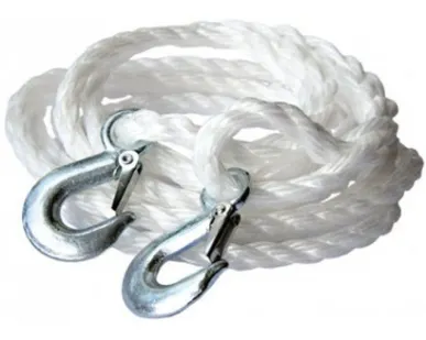 фото Трос буксировочный "Надёжный" корабельный канат 7т., 2 крюка, 742КП