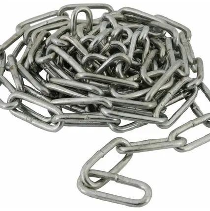 Фото №0 Цепь длиннозвенная 5мм, оцинкованная 1м