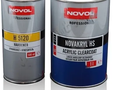 фото Лак NOVOL NOVAKRYL 2+1 HS автомобильный 1л+0,5л.