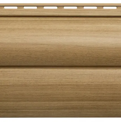 Фото №0 Сайдинг Альта Blockhouse двухпереломный Карелия КАШТАН 3,00х0,262м