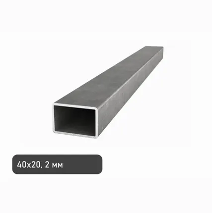 Фото №0 Труба профильная 40×20×2 мм
