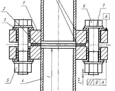 фото Изолирующее фланцевое соединение (ИФС) Ду 400 Ру 10 СЗК-78 серия 4900-5/74
