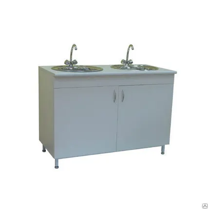 Фото №0 Стол-тумба с 2-мя мойками