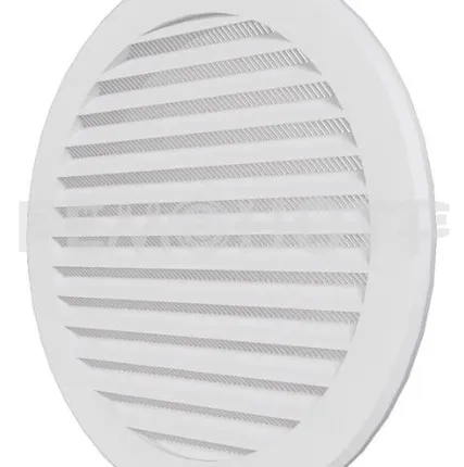 Фото №0 Решетка вентиляционная D160/200мм ЭРА 16РКС с фланцем с/с (35) П (ЭК)