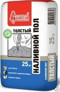 фото Наливной пол Толстый 30-80мм "Старатели" 25кг.