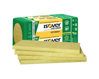 фото Теплоизоляция ISOVER Оптимал (50*600*1000) 8шт. 4,8м2 (0,24м3)