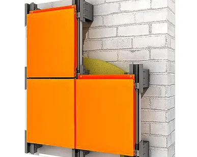 фото Фасадные кассеты открытого типа оцинкованные 0,7мм