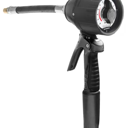 Фото №0 MC30 - Мех. пистолет c ротационным расходомером (галлоны), гибкий након-к, автомат. каплеот., масло