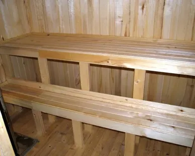 фото Полок для бани и сауны