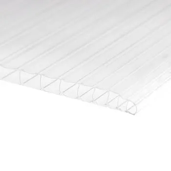 Фото №0 Поликарбонат 4 мм сотовый Агро Био, 2.1х6 м, 0.47 кг/м², прозрачный