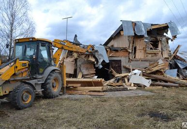 фото Снос домов демонтаж стен зданий построек во Владимире и области