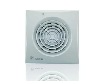 фото Осевой накладной вентилятор Silent 100 CHZ white с датчиком влажности Soler&Palau