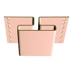 Фото №0 Соединительный профиль (Н-профиль) (3,05) Персик