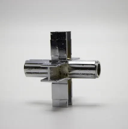 Фото №0 Соединитель 6-ти труб 20*20мм, хром