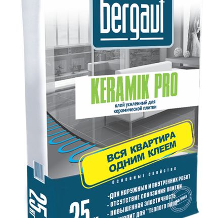Фото №0 Клей BERGAUF Keramik Pro