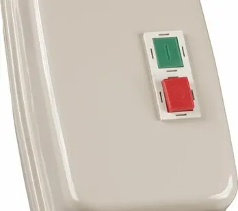 фото Контактор 80А 220В в оболочке, с реле, кн. "П С", 1...