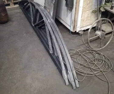 фото откатные ворота