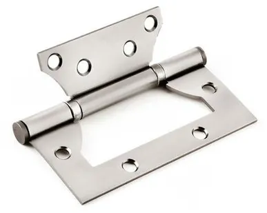 фото Петля накладная (без врезки) 100х75х2,5 Никель Матовый