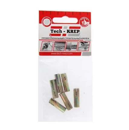Фото №0 Анкер забиваемый оцинкованный М8 (уп.5шт) пакет Tech-Krep 103908