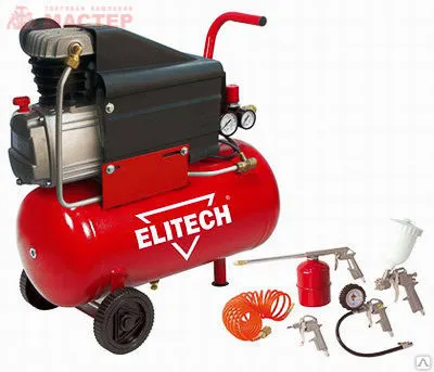 Фото №0 Компрессор Elitech КПМ 200/24+5К