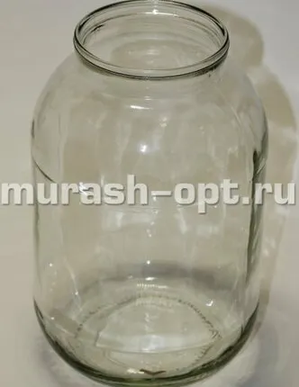 Фото №0 Банка стеклянная 3л горловина 1-82 (6)