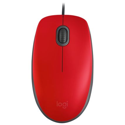 Фото №0 Мышь Logitech M110 Silent Red USB
