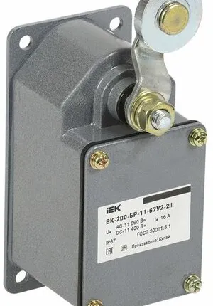 Фото №0 Выключатель концевой ВК-200-БР-11-67У2-21 IP67 (рычаг...